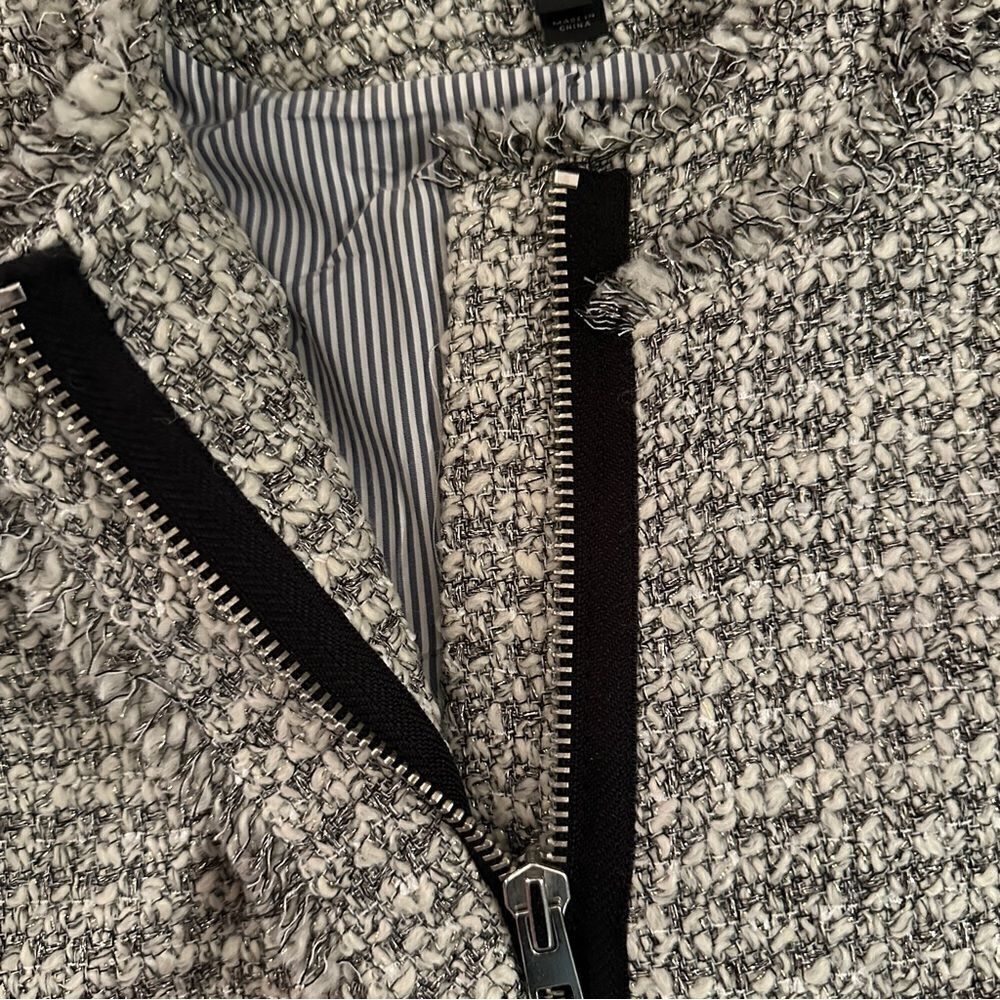 J. Crew Olympia Lady Jacket in Metallic Tweed Fringe Trim - Picture 5 of 11